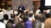 Le président sénégalais Macky Sall (C) prononce un discours lors du dialogue national à Diamniadio le 26 février 2024. (Photo Seyllou / AFP)