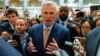 U.S. Speaker of the House Kevin McCarthy talks to reporters about the debt ceiling after the departure of White House negotiators at the U.S. Capitol in Washington, May 23, 2023. 