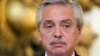 FILE - Argentina's President Alberto Fernandez attends a press conference in Buenos Aires, Argentina, June 13, 2023.