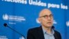 FILE - UN High Commissioner for Human Rights Volker Türk speaks during a news conference on his last day of an official visit to Guatemala City, July 19, 2024. His office said Friday it has verified 38 people were executed in July in Iran.