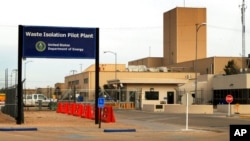 FILE - This March 6, 2014, photo shows the Waste Isolation Pilot Plant near Carlsbad, New Mexico. The facility received a ransom request in a recent hacking campaign, as did Department of Energy contractor Oak Ridge Associated Universities.