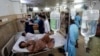 Heatstroke patients receive treatment at a hospital in Karachi, Pakistan, July 25, 2024.