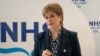 Former First Minister Nicola Sturgeon speaks during a visit to NHS Fife National Treatment Centre, March 24, 2023 in Kirkcaldy, Scotland. 