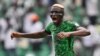 Le Nigérian Victor Osimhen, Ballon d'Or africain 2023.
