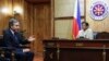 Ngoại trưởng Mỹ Antony Blinken dự cuộc họp với Tổng thống Philippines Ferdinand Marcos Jr. tại Phủ Tổng thống Malacanang ở Manila, hôm 19/3.