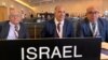 Delegasi dari Israel menghadiri sesi Komite Warisan Dunia ke-45 UNESCO di Riyadh, 11 September 2023. (Rania SANJAR / AFP)
