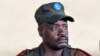 Général Nduru Ichaligonza atiami mpo na mwa ntango mokambi ya misala mya mampinga na Nord-Kivu na esika ya lieutenant-général Constant Ndima Kongba oyo abengisami na esika yango. 05 sanza ya libwa 2023. Photo ACP)