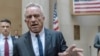 Independent Presidential candidate Robert F. Kennedy Jr. speaks to reporters at the Nassau County Supreme Court in Mineola, New York, Aug. 21, 2024.