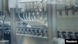 A view of Pfizer's new respiratory syncytial virus (RSV) vaccine Abrysvo during its manufacture in this undated handout picture. (Pfizer/Handout via Reuters)