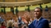 Perdana Menteri Spanyol Pedro Sanchez ketika terpilih oleh anggota parlemen untuk membentuk pemerintahan baru dalam sebuah sesi di Gedung Parlemen Spanyol di Madrid, pada 16 November 2023. (Foto: AP/Manu Fernandez)
