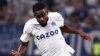Cedric Bakambu azali kokima na ndembo na Olympique de Marseilles na stade Celodrome, Marseille, France, 7 sanza ya mwambe 2022.