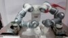 FILE - YuMi ABB dengan lengan robot ganda pada pameran perdagangan "China International Fair for Trade" di Beijing, China, 28 Mei 2019. (REUTERS/Jason Lee)