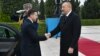 İlham Aliyev and Volodimir Zelenski (Arxiv foto. Məbə: Prezident Administrasiyası)
