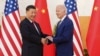 资料照片：美国总统拜登2022年11月14日与中国国家主席习近平在印尼20国峰会场边举行面对面会谈。（路透社）