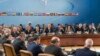 FILE - NATO defense ministers are seated during a meeting of the North Atlantic Council Defense Ministers session at NATO headquarters in Brussels, Oct. 27, 2016.