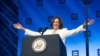Wakil Presiden AS Kamala Harris berbicara dalam acara Human Rights Campaigns' National Dinner di Washington, pada 29 Oktober 2022. (Foto: Kevin Wolf/AP Images for Human Rights Campaign)