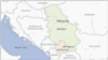 Peta Kosovo dan Serbia