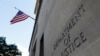 Gedung Departemen Kehakiman Amerika Serikat di Washington, D.C., 29 Agustus 2020.
