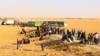 Syrian refugees arrive in Hama, Syria Aug. 3, 2017.