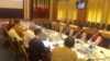 ၂၀၁၆ ဇူလိုင်လ ( ၂ ) ရက်နေ့က ပြုလုပ်သော နာဂ အမျိုးသား ဆိုရှယ်လစ်ကောင်စီ NSCN-K မှ ငြိမ်းချမ်းရေး ဆွေးနွေးမှု ကော်မတီ နှင့် ပြည်ထောင်စု ငြိမ်းချမ်းရေး ညီလာခံ ( ၂၁ ) ရာစု ပင်လုံ ကြိုတင်ပြင်ဆင်ရေးကော်မတီ တို့အကြား ဆွေးနွေးပွဲ။ (ဓါတ်ပုံ - UHla Maung Shwe/Facebook)