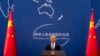 Chinese Foreign Ministry spokesperson Wang Wenbin speaks during a regular press conference in Beijing, May 9, 2023