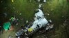The debris at the site where an airplane crashed with 62 people on board, in Vinhedo, Sao Paulo state, Brazil, early on Saturday, Aug. 10, 2024. 