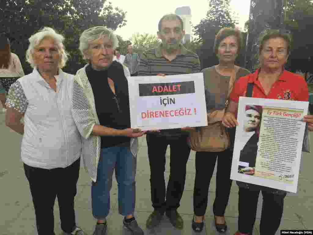 Kılıçdaroğlu’nun adalet arayışına destek vermek için CHP İstanbul İl Örgütü de Maçka Parkı’nda “adalet nöbeti” başlattı.