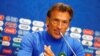 Hervé Renard lors d'une conférence de presse à Moscou, en Russie, le 19 juin 2018.