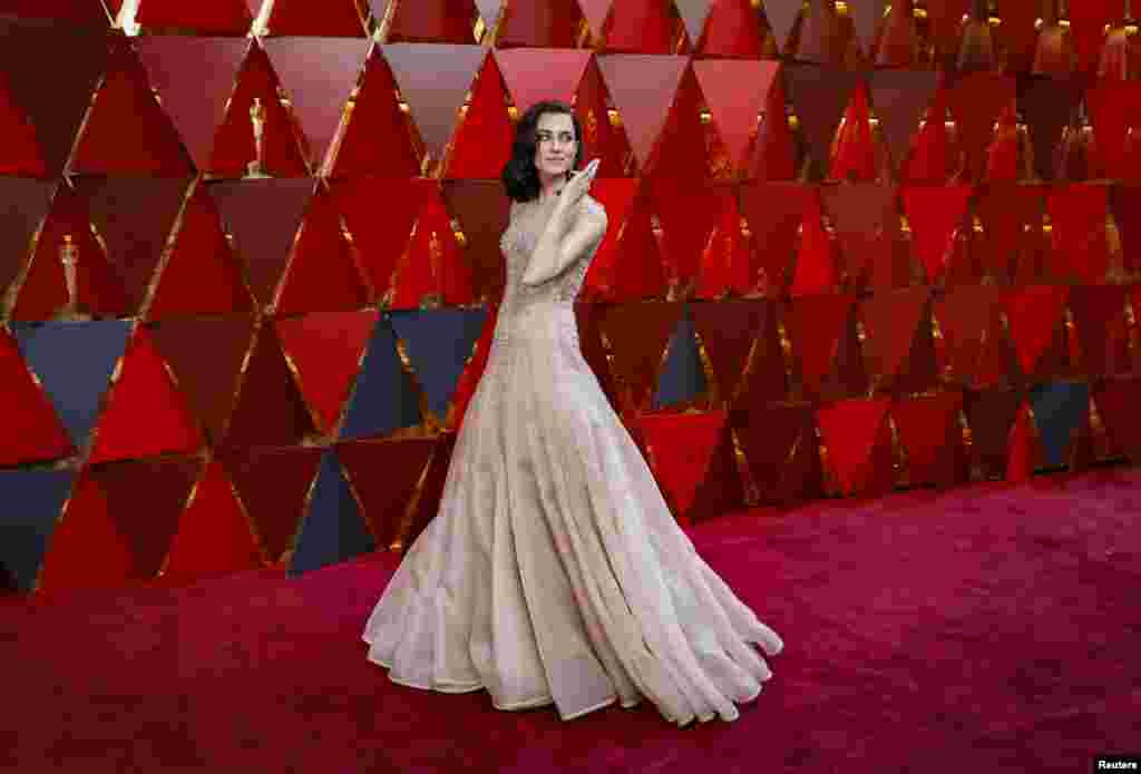 Эллисон Уильямс в платье Armani Prive на 90-й церемонии вручения премии "Оскар" (Голливуд, Калифорния, 4 марта 2018) 