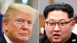 သမ္မတ Donald Trumpနဲ့ မြောက်ကိုရီးယားခေါင်းဆောင် Kim Jong Un