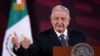 ARCHIVO: El presidente de México, Andrés Manuel López Obrador, habla durante su conferencia de prensa habitual en el Palacio Nacional en la Ciudad de México, México, el 20 de marzo de 2024.