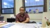Uong Rithy is a guidance counselor at Lowell High School, Massachusetts, Tuesday, September 12, 2016. (Ten Soksreinith/VOA Khmer)