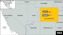 The cities of Colorado Springs and Denver