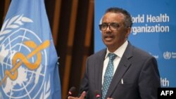 WHO ကမ္ဘာ့ကျန်းမာရေးအဖွဲ့အကြီးအကဲ Tedros Adhanom Ghebreyesus 