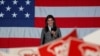 La candidata presidencial republicana y ex embajadora de Estados Unidos ante las Naciones Unidas, Nikki Haley, habla durante un evento de campaña, en Conway, Carolina del Sur, Estados Unidos, el 28 de enero de 2024.