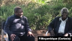 Nyusi e Dlhakama encontraram-se antes do lançamento das pombas. 