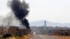 Smoke rises from Taybat al Imam town after rebel fighters from the hardline jihadist Jund al-Aqsa advanced in the town in Hama province, Syria August 31, 2016. 