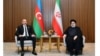 İlham Əliyev və Seyib İbrahim Rəisi (Rəsmi foto)