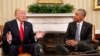 President Barack Obama meets with President-elect Donald Trump in the Oval Office of the White House in Washington, Thursday, Nov. 10, 2016. (AP Photo/Pablo Martinez Monsivais)
