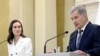 Finland's Prime Minister Sanna Marin and Finland's President Sauli Niinisto attend a joint news conference on Finland's security policy decisions at the Presidential Palace in Helsinki