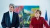 ABD Dışişleri Bakanı John Kerry ve Almanya Başbakanı Angela Merkel