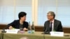 Bill Gates, co-founder of the Bill & Melinda Gates Foundation, and World Health Organization(WHO) Director-General Margaret Chan speak during a news conference on Neglected Tropical Diseases (NTDs) in Geneva, Switzerland, April 18, 2017. 