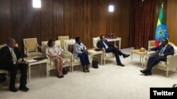 ልዑኽ ጉጅለ ፓርላማ ሕብረት ኣውሮጳ ምስ ቀዳማይ ሚኒስትር ሃይለማሪያም ደሳለኝ