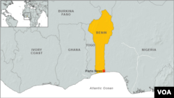 Peta Benin, Afrika