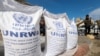 Hàng cứu trợ của UNRWA.