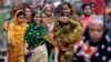 Employées du textile à Dhaka, au Bangladesh, le 12 septembre 2012.