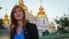 Адміністраторка USAID Саманта Пауер під час візиту у Київ 6 жовтня 2022 року. Фото: Efrem Lukatsky/via Reuters