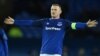 Wayne Rooney lors d'un match entre l'Atalanta et Everton, Angleterre, le 23 novembre 2017. 