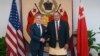 美国国务卿布林肯2023年7月26日与汤加首相肖西·索瓦莱尼（Siaosi Sovaleni）会面。（媒体联访照片）