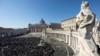 Pope Francis leads the Angelus prayer at the Vatican